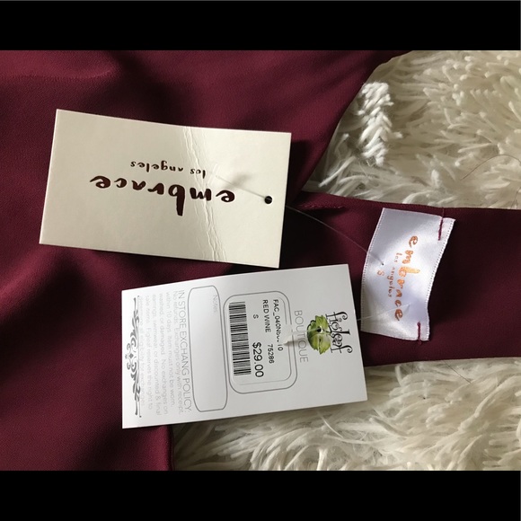 New date night wine red size small dress - Picture 6 of 6